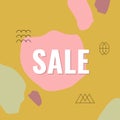 Abstract sale banner